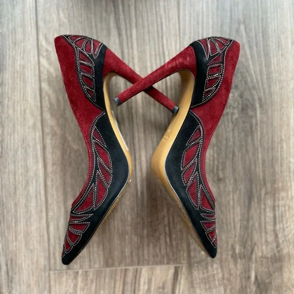 Isabel Marant Bradford Suede Embroidered Pumps | 39 - Picture 6 of 13